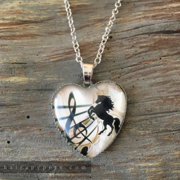 jumping horse necklace